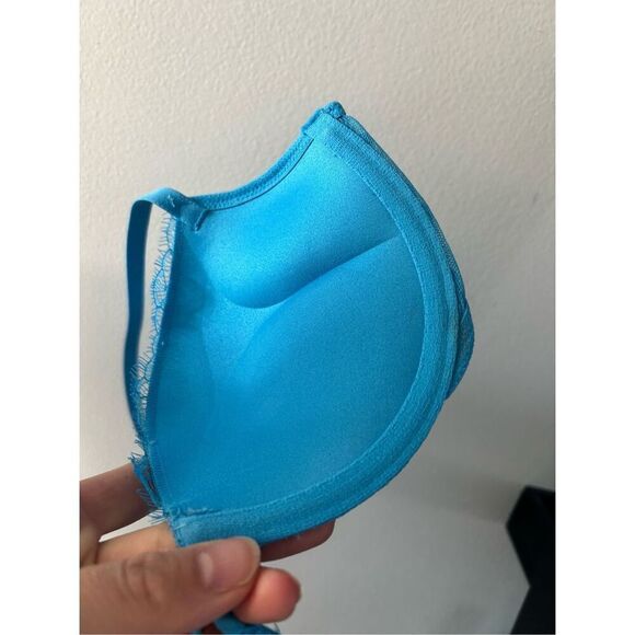 Victoria’s Secret push-up bra lace blue size 34B - Picture 5 of 6